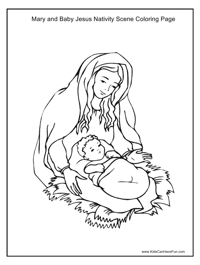 Printable Christmas Coloring Pages, Color Santa Pictures