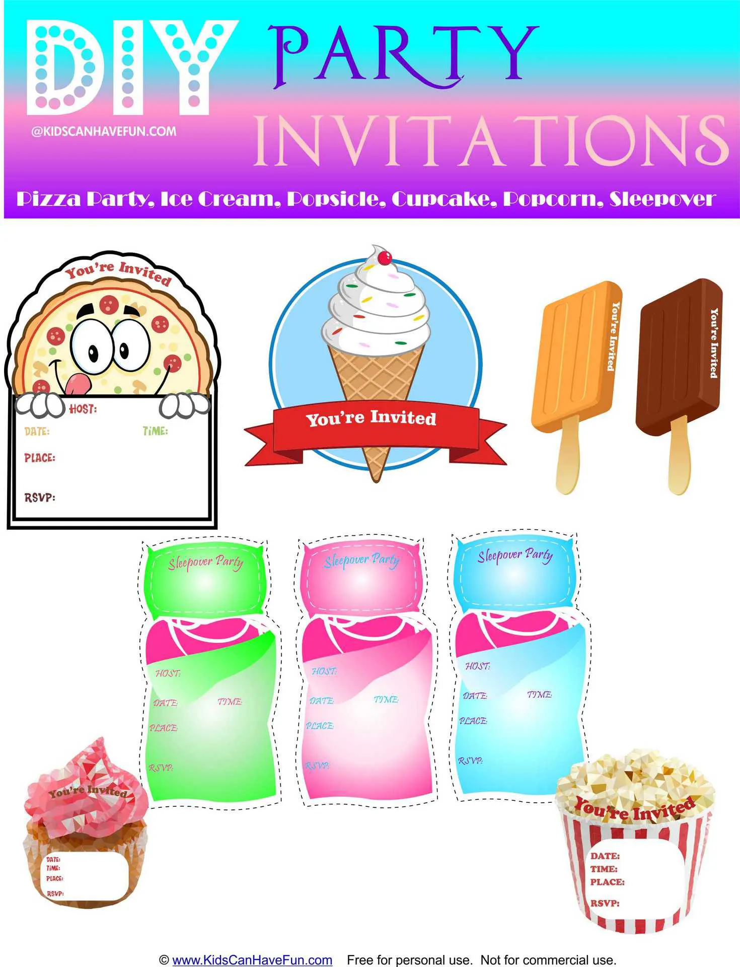 DIY Party Invitations