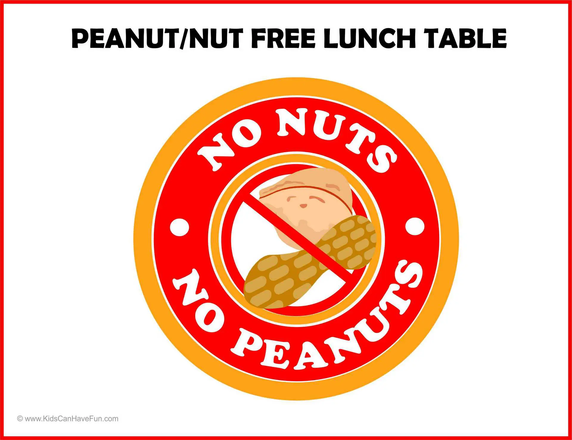 peanut-nut-free-signs-labels-posters-allergy-worksheets